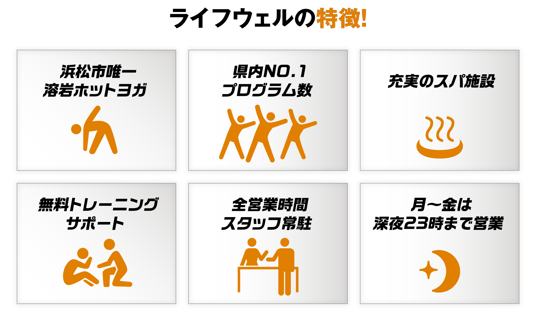 無料トレーニングサポート、スパ施設などライフウェルの特徴！