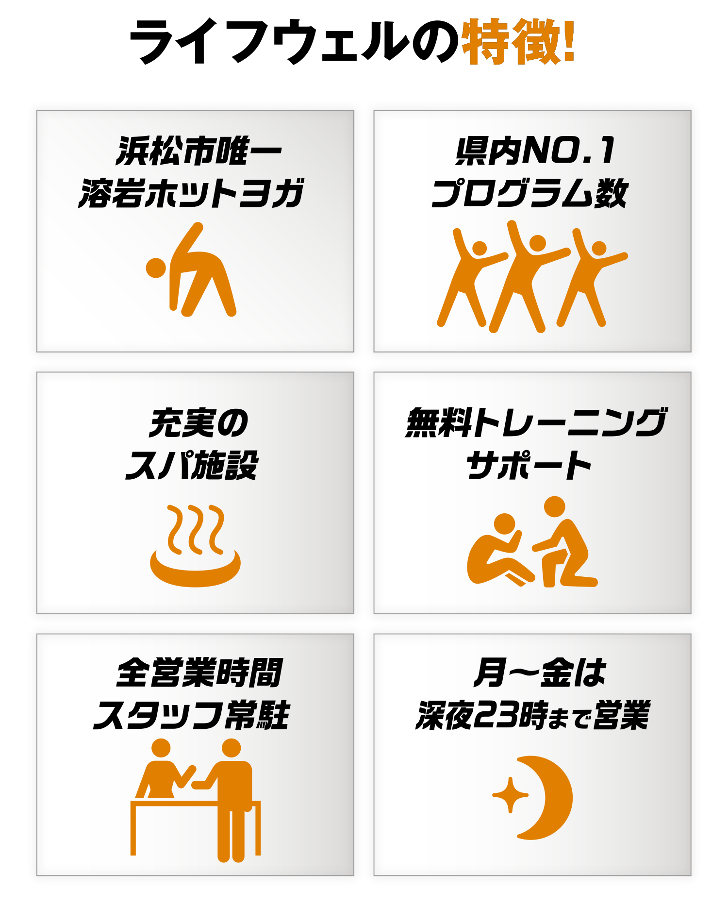 無料トレーニングサポート、スパ施設などライフウェルの特徴！